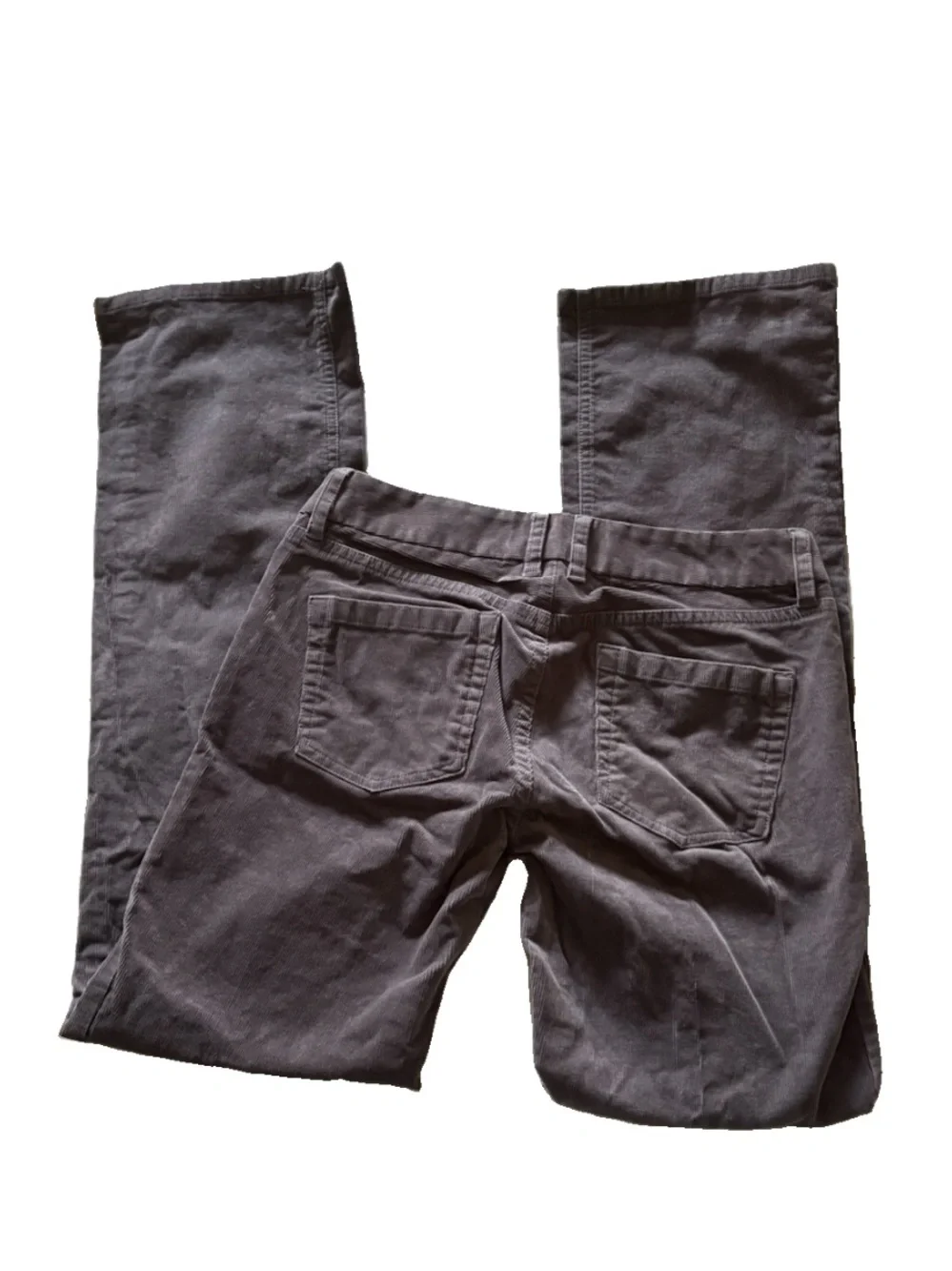 J. Crew Women’s Low Rise Dark Gray Corduroy Pants